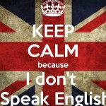 do not speak english