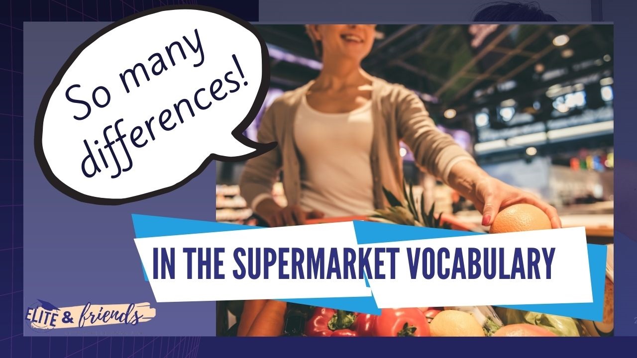 Chuleta de vocabulario inglés supermercado - ejercicio de listening gratuito