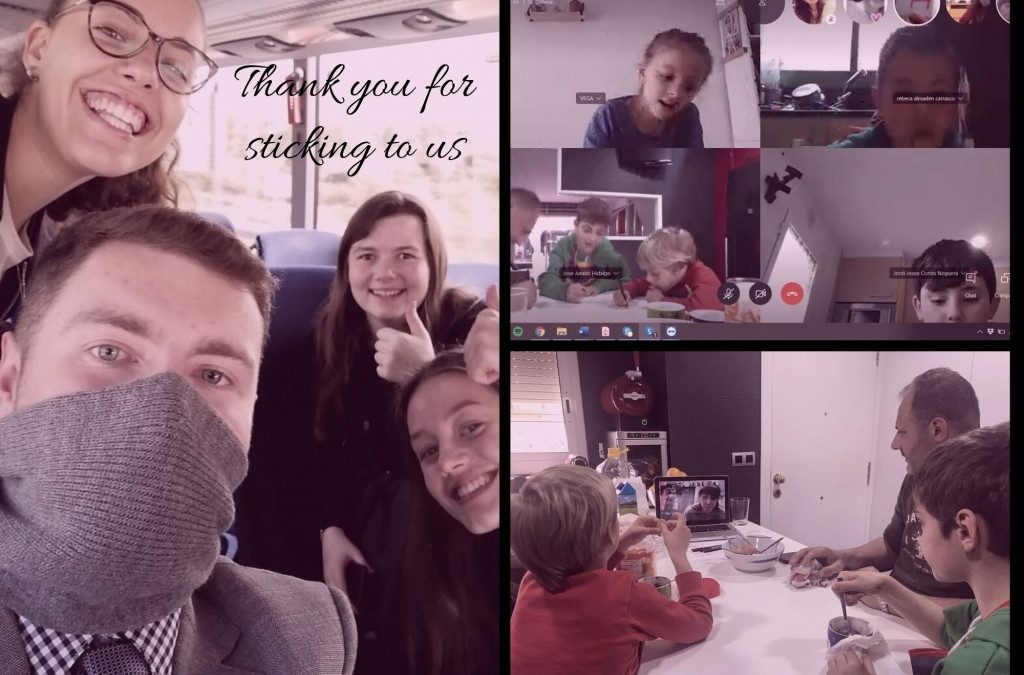 Teaching online = «Nothing is gonna stop us… not even the coronavirus»